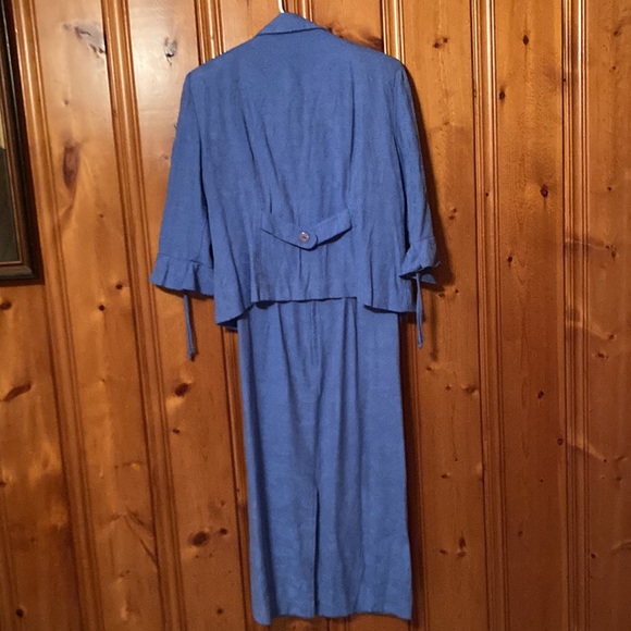 Size 10P 2 piece Dress & Over Jacket Women’s MISS DORBY - Picture 3 of 8